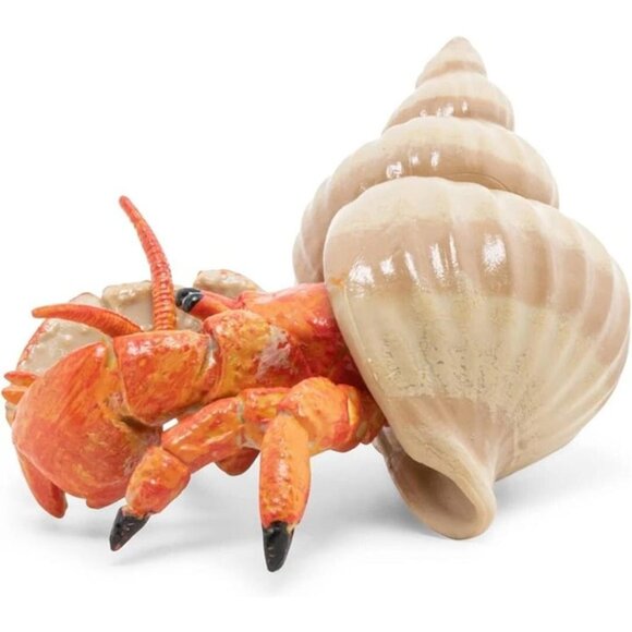 Hermit Crab Figure - Hand Painted Collectible Sea Life Toy Figure - NEW Papo - Picture 5 of 6